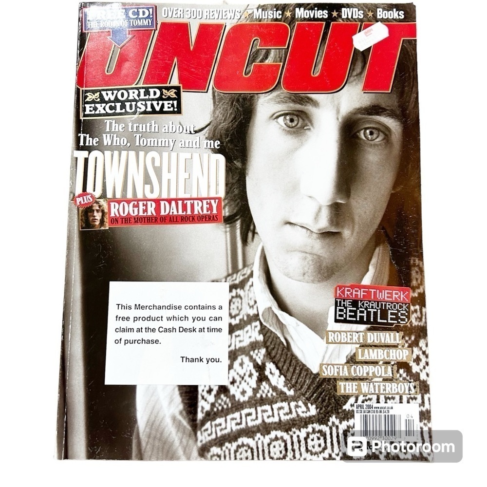 2004 Vintage Uncut Magazine Pete Townsend Kraftwerk Robert Duvall Lambchop